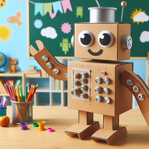 (例)挨拶すると手を振ってくれる「お出迎えロボット」